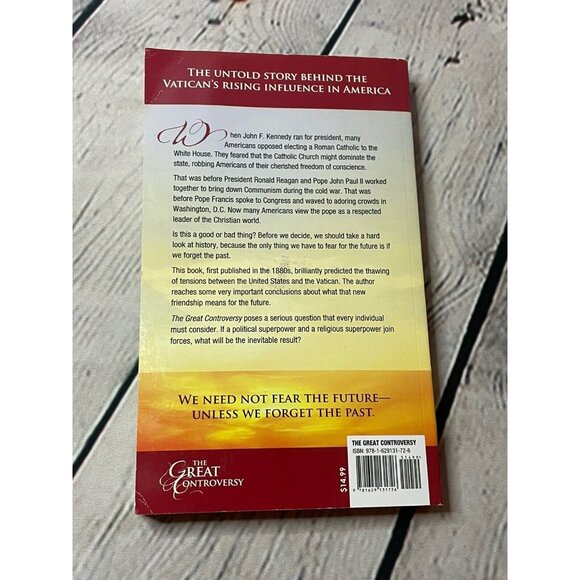 The Great Controversy by Ellen G. White Paperback Conflict Series 2020 - Picture 2 of 4